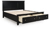 Lanolee Panel Storage Bed