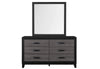 Lisbon Grey/Black Bed Group