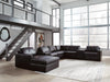 Modmax II Sectional with Chaise and Storage Consoles
