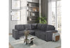 U2660 Grey Sofa Bed Sectional W/O Chaise and W/O Pullout