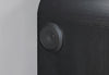 Beckett White/Black Nightstand with LED, Cooler and Speaker
