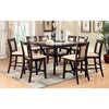 BRENT II Dark Cherry/Ivory Counter Ht. Table w/ Insert