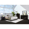 RIANA Antique Black Metal E.King, Full, Queen, & Twin Bed