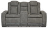Next-Gen DuraPella Power Reclining Loveseat with Console