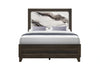 Harmony Brown Bed with LED