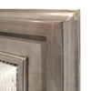 Golva E.King & Queen Bed White & Silver
