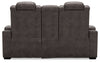 HyllMont Power Reclining Loveseat with Console