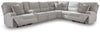 Acklen Place Power Sectional Reclining Sofa with Storage Console