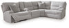 Acklen Place Power Reclining Sectional with Storage Console