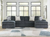Midnight-Madness Sectional with Chaise
