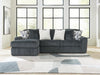Midnight-Madness Sectional Sofa with Chaise