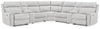 Social Pointe Reclining Sectional with Storage Consoles
