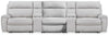 Social Pointe Reclining Sectional with Storage Consoles