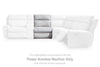 Social Pointe Reclining Sectional with Storage Console