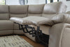 Narwhal Place Reclining Sectional with Storage Console