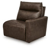 ModZ Power Reclining Sectional Loveseat with Audio Console