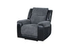U5914 Grey/Black Recliner