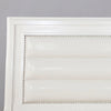 Golva E.King & Queen Bed White & Silver