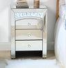 Nysa Mirrored & Faux Crystals Accent Table (LED) image