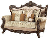 Acme Furniture Shalisa Loveseat with 5 Pillows in Walnut 51051 image