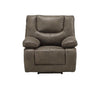 Acme Harumi Power Motion Recliner in Gray Leather-Aire 54897 image