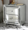 Noralie Mirrored & Faux Diamonds Accent Table