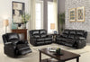 Zuriel Black PU Sofa (Motion) image