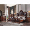 Picardy PU & Cherry Oak Eastern King Bed