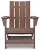 Emmeline 2 Adirondack Chairs with Tete-A-Tete Table Connector