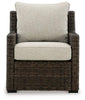 Brook Ranch Outdoor Lounge Chair with Cushion