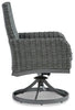 Elite Park Swivel Chair with Cushion (Set of 2)