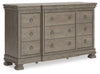 Lexorne Dresser and Mirror