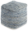 Chevron Pouf image