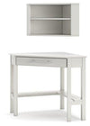 Grannen Home Office Corner Desk with Bookcase