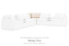 Modmax Balanced Sectional with Audio and Storage Consoles