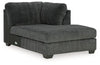 Biddeford 2-Piece Sleeper Sectional with Chaise