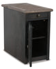 Tyler Creek Chairside End Table with USB Ports & Outlets