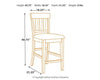 Ralene Counter Height Bar Stool