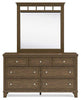 Shawbeck Dresser and Mirror