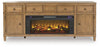 Sharlance 81" TV Stand with Electric Fireplace image