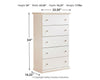 Bostwick Shoals Youth Chest of Drawers
