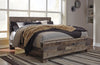 Derekson Bed with 4 Storage Drawers