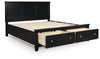 Lanolee Panel Storage Bed