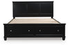 Lanolee Panel Storage Bed