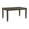 Adia 7 Pc Dinning Table Set Grey & Brown