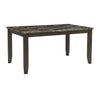 Adia 7 Pc Dinning Table Set Grey & Brown
