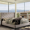 Anabelle E.King Bed Purple & Natural