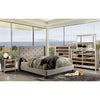 Anabelle E.King Bed Purple & Natural