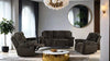 Dionysus Manual Reclining Loveseat Brown