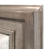 Golva E.King & Queen Bed White & Silver